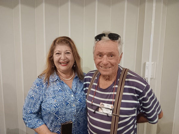 Vivianne Dawalibi and President Warren