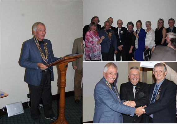 Changeover President O'Neill, Board and New member
