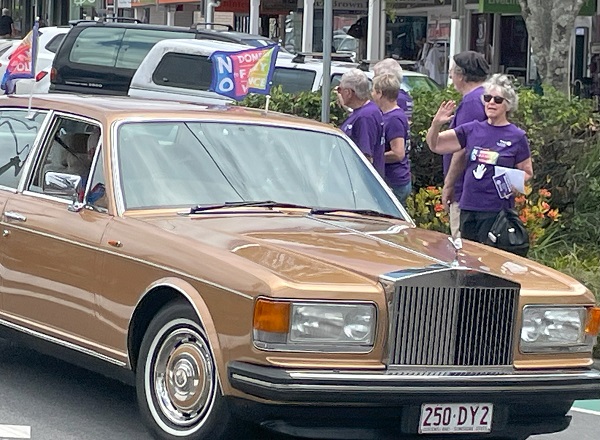 DV Car Rally Purple Shirt Day