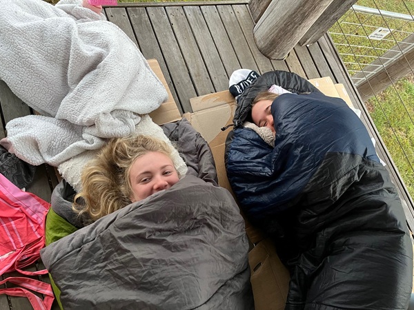 Students sleeping rough